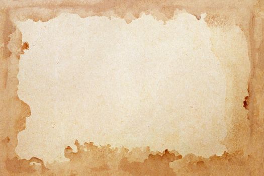 Old brown paper grunge background. Abstract liquid coffee color texture.