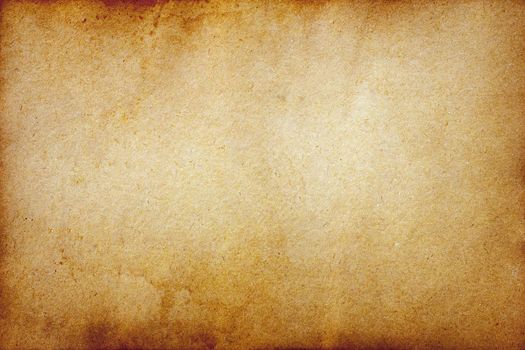 Old brown paper grunge background. Abstract liquid coffee color texture.