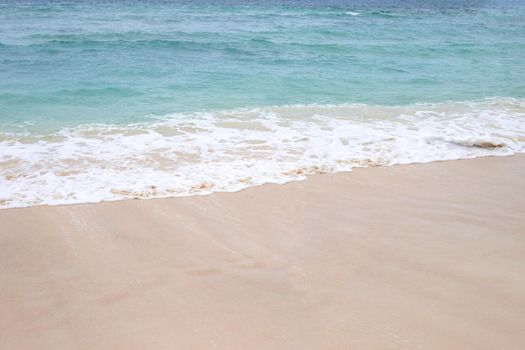 Sea and wave with beach