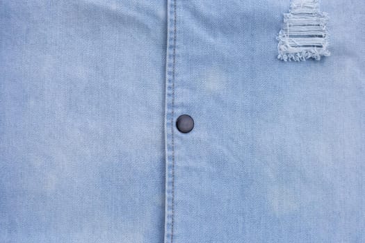 Close up jeans shirt texture. Copy space