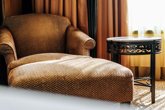 Detail image of Classic chair style in luxury bedroom