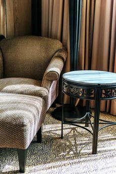 Detail image of Classic chair style in luxury bedroom