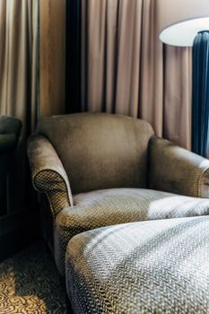 Detail image of Classic chair style in luxury bedroom