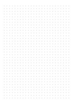 Grid paper. Dotted grid on white background. Abstract dotted transparent illustration with dots. White geometric pattern for school, copybooks, notebooks, diary, notes, banners, print, books