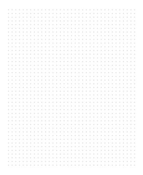 Grid paper. Dotted grid on white background. Abstract dotted transparent illustration with dots. White geometric pattern for school, copybooks, notebooks, diary, notes, banners, print, books