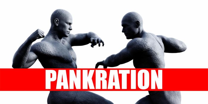 Pankration Class Combat Fighting Sports Background