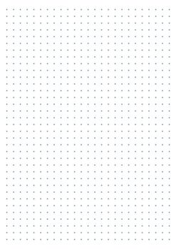 Grid paper. Dotted grid on white background. Abstract dotted transparent illustration with dots. White geometric pattern for school, copybooks, notebooks, diary, notes, banners, print, books