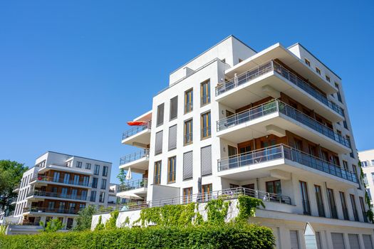 Modern apartment buildings in Berlin, Germany