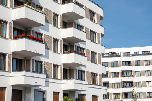 New apartment houses in Berlin, Germany