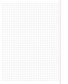 Grid paper. Dotted grid on white background. Abstract dotted transparent illustration with dots. White geometric pattern for school, copybooks, notebooks, diary, notes, banners, print, books