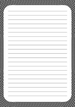 Grid paper. Abstract striped background with color horizontal lines. Printing paper note, on transparent background. optimal A4 size. White geometric pattern for school, copybooks, notebooks, notes.