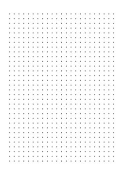 Grid paper. Dotted grid on white background. Abstract dotted transparent illustration with dots. White geometric pattern for school, copybooks, notebooks, diary, notes, banners, print, books