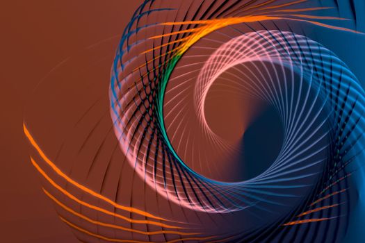 Colorful  spiral lines background pattern