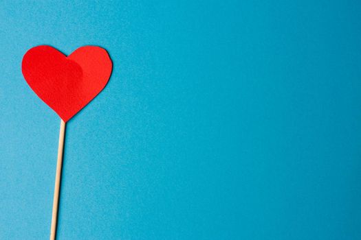 heart on a stick gift valentine decoration holiday romance. High quality photo