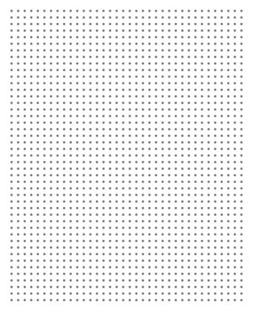 Grid paper. Dotted grid on white background. Abstract dotted transparent illustration with dots. White geometric pattern for school, copybooks, notebooks, diary, notes, banners, print, books