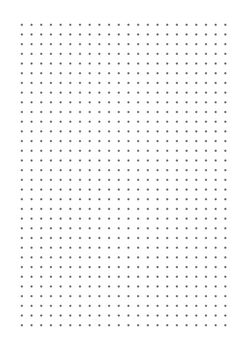 Grid paper. Dotted grid on white background. Abstract dotted transparent illustration with dots. White geometric pattern for school, copybooks, notebooks, diary, notes, banners, print, books