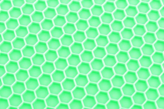 abstract pastel green honeycomb close-up unobtrusive photo background.