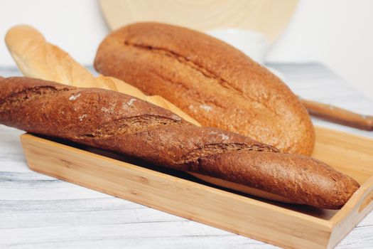 different types of loaves cutting board kitchen cutting . High quality photo