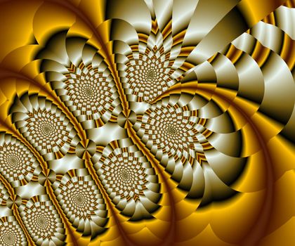 Computer generated abstract colorful fractal artwork for creative design, art, home decoration and entertainment