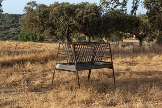 Cattle feeder, in southern Andalusia Spain.