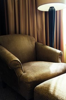 Detail image of Classic chair style in luxury bedroom