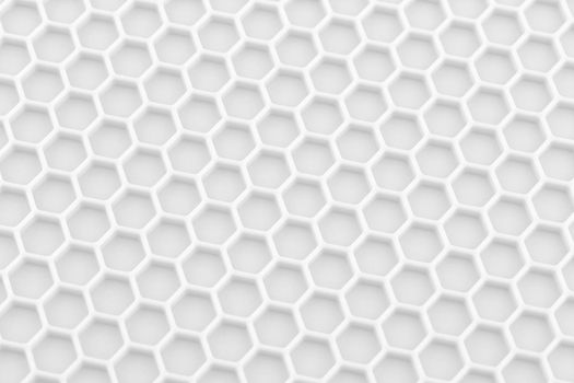 abstract white honeycomb close-up unobtrusive photo background.