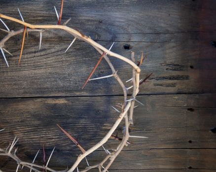 crown of thorns symbol of the christian religion