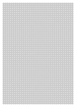 Grid paper. Dotted grid on white background. Abstract dotted transparent illustration with dots. White geometric pattern for school, copybooks, notebooks, diary, notes, banners, print, books.