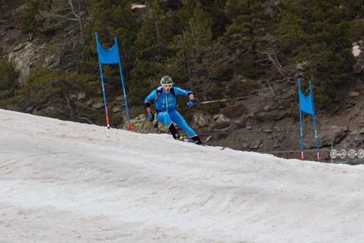 Arinsal, Andorra : 2021 March 2 : CANCLINI Nicolo Ernesto ITA in the ISMF WC Championships Comapedrosa Andorra 2021- RelayRace Men.