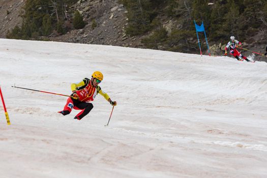Arinsal, Andorra : 2021 March 2 : MARTiNEZ DE ALBORNOZ Inigo ESP in the ISMF WC Championships Comapedrosa Andorra 2021- RelayRace Men.