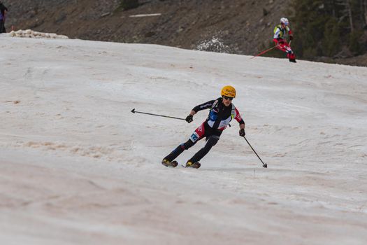 Arinsal, Andorra : 2021 March 2 : SEVENNEC Alexis in the ISMF WC Championships Comapedrosa Andorra 2021- RelayRace Men.