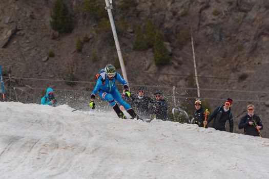 Arinsal, Andorra : 2021 March 2 : ANTONIOLI Robert ITA in the ISMF WC Championships Comapedrosa Andorra 2021- RelayRace Men.