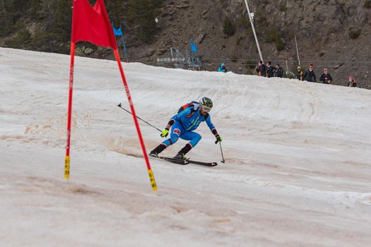 Arinsal, Andorra : 2021 March 2 : ANTONIOLI Robert ITA in the ISMF WC Championships Comapedrosa Andorra 2021- RelayRace Men.