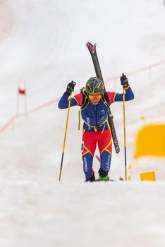 Arinsal, Andorra : 2021 March 2 : BARTUMEU CARAMES Adria AND in the ISMF WC Championships Comapedrosa Andorra 2021- RelayRace Men.