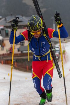 Arinsal, Andorra : 2021 March 2 : BARTUMEU CARAMES Adria AND in the ISMF WC Championships Comapedrosa Andorra 2021- RelayRace Men.