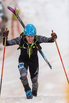 Arinsal, Andorra : 2021 March 2 : KOLAR Aljaz SLO in the ISMF WC Championships Comapedrosa Andorra 2021- RelayRace Men.