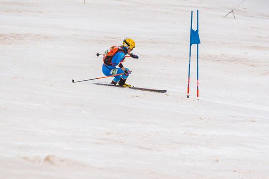 Arinsal, Andorra : 2021 March 3 : MARTINI Mara ITA in the ISMF WC Championships Comapedrosa Andorra 2021- Relay Race Women.