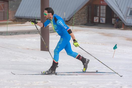 Arinsal, Andorra: 2021 March 4: ANTONIOLI Robert ITA in the ISMF WC Championships Comapedrosa Andorra 2021
