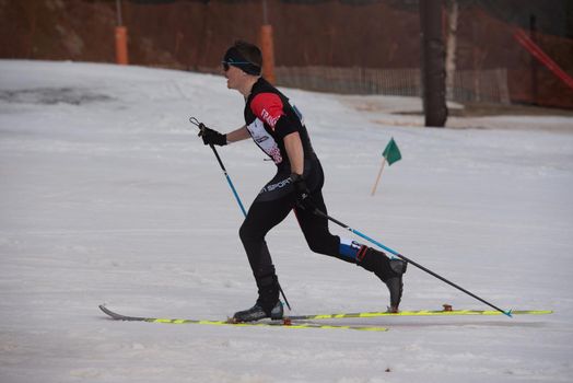 Arinsal, Andorra: 2021 March 4: POCHAT COTTILLOUX Gedeon FRA in the ISMF WC Championships Comapedrosa Andorra 2021