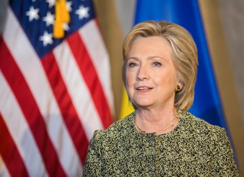 NEW YORK, USA - Sep 20, 2016: Candidate for Presidency of the United States Hillary Clinton during the 71 th session of the UN General Assembly in New York