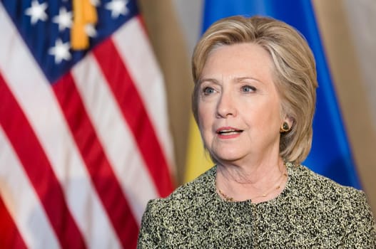NEW YORK, USA - Sep 20, 2016: Candidate for Presidency of the United States Hillary Clinton during the 71 th session of the UN General Assembly in New York