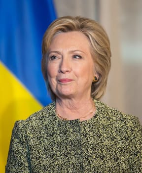 NEW YORK, USA - Sep 20, 2016: Candidate for Presidency of the United States Hillary Clinton during the 71 th session of the UN General Assembly in New York
