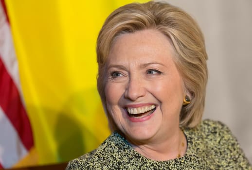 NEW YORK, USA - Sep 20, 2016: Candidate for Presidency of the United States Hillary Clinton during the 71 th session of the UN General Assembly in New York