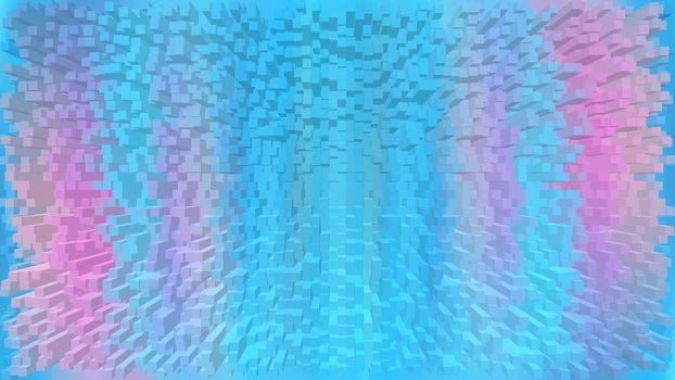 Abstract textured multicolored background. 3d image