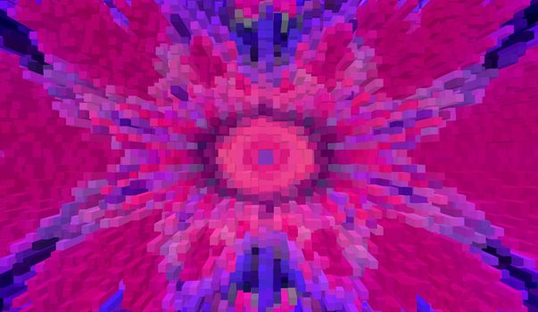 Abstract textured multicolored background. 3d image