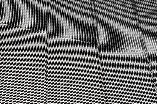 closeup image of expanded metal for Decoration, architecture and building