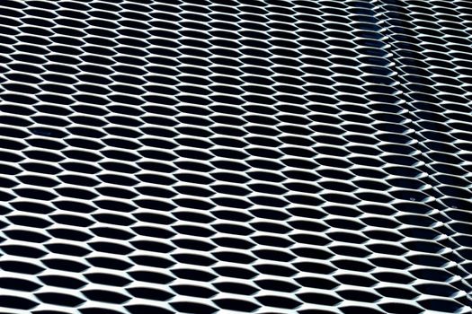 closeup image of expanded metal for Decoration, architecture and building