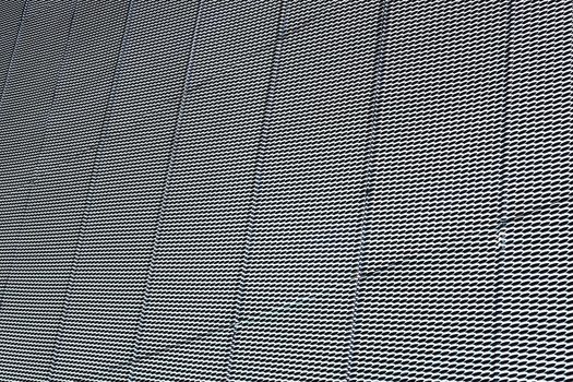 closeup image of expanded metal for Decoration, architecture and building