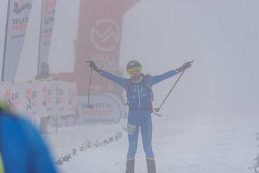 Arinsal, Andorra: 2021 March 6: MURADA Giulia ITA in ISMF WC Comapedrosa 2021 Andorra. Individual Race Woman