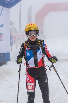 Arinsal, Andorra: 2021 March 6: GACHET MOLLARET Axelle FRA  ISMF WC Comapedrosa 2021 Andorra. Individual Race Woman